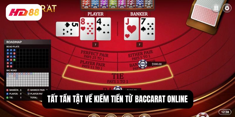 Kiếm tiền từ baccarat online